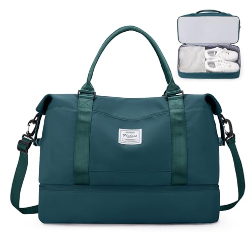 Bolsa de viagem para mulher, mala de desporto, mala de mão para bagagem, bolsa de ginásio impermeável, sacos de fim de semana para mulher, bolsa para hospital, bolsa de natação para praia, B4 - azul