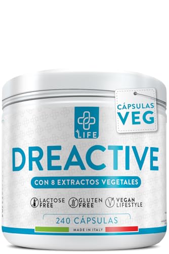 Detox Depurativo, retenção renante de líquidos 240 cápsulas PiùLife, diurético com extratos vegetais, bromelina, centella asiática, bétula, rtosfão, dente-de-leão, pilosela, cardo mariano