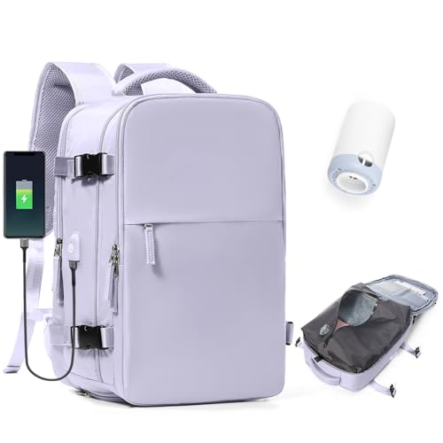 SZSYCN Mochila viagem cabine avião 40 x 30 x 20 Ryanair Wizzair mochila de compressão a vácuo mochilas viagem 40 × 20 × 25 Ryanair para mulher bagagem de mão 45 x 36 x 20 Easyjet malas para portátil
