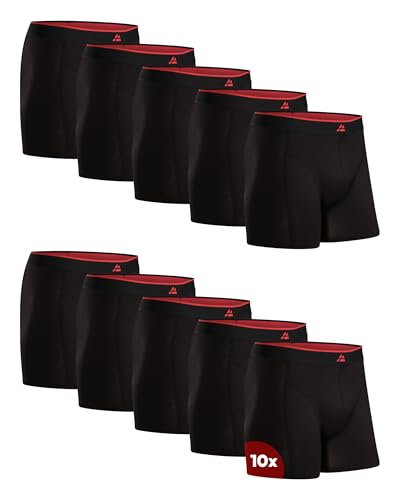 DANISH ENDURANCE Cuecas homem boxer de bambu, com ou sem cuecas, macias e elásticas, 3 ou 10 pacotes