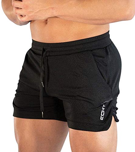 Superora Shorts desportivos homem calções de exercício desporto secagem rápida de malha com cordão para praia correr Jogging Running ao ar livre leve e