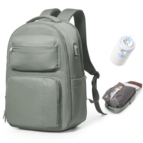 BJLFS Mochila viagem cabine avião 40 x 20 x 25 a vácuo bagagem de mão de grande capacidade com sistema de vácuo mochila de viagem portátil impermeável para homem e mulher com sistema de compressão