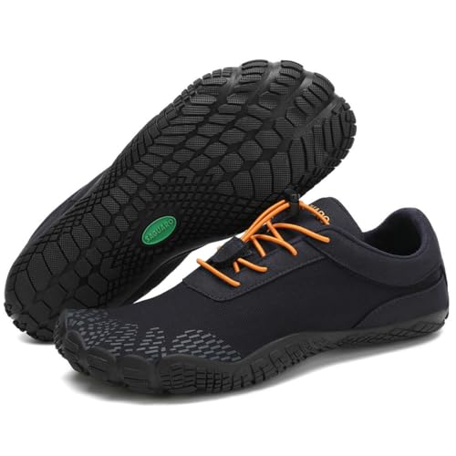 SAGUARO Sapatilhas minimalistas Barefoot para homem e mulher, leves, antiderrapantes, respirável, com caixa Tox larga e sola zero Drop