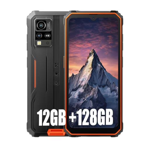 Blackview BV4800 Pro Smartphone Rugged(2025) 12 GB+128GB/2TB TF, 6,56" HD+,16 MP+8MP/Fingerprint/Face ID/Vetro Corning/OTG/GPS/IP68 IP69K/FM/4G Dual SIM telefone com telemóvel distruttibilidade E/NFC