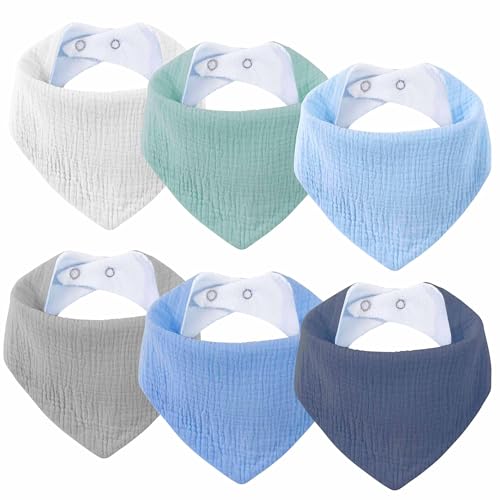 SLOSH Babadores bebé recém-nascido algodão bebé menina menino bandanas