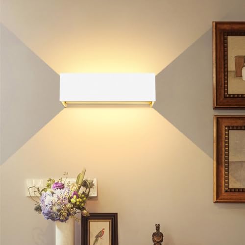 Kingwen 30 W LED Candeeiro de parede exterior interior 0 - 120 °O ângulo é ajustável parede exterior branco quente 3000 K aplique impermeável ip65 candeeiro 3000 LM