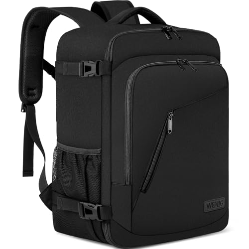 Mochila viagem cabine avião bagagem de mão mala de viagem homem mulher malas de viagem cabine mochila portátil, preto M