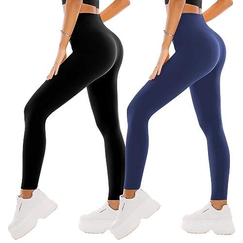 SINOPHANT 2 leggings mulher calças ioga leggings desporto suaves elásticos de cintura alta pilates