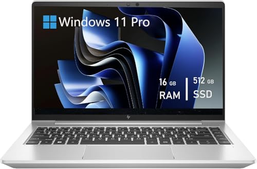 HP EliteBook 645 G9 Computador corporativo, 14 polegadas FHD (1920 x 1080), AMD Ryzen 5 Pro 5675U, 16 GB de RAM, 512 GB de SSD, QWERTY teclado, Windows 11 Pro (recondicionado. )