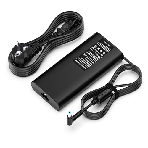 150 W Carregador HP portátil 19,5 V 7,7 A alimentação adaptador para HP Pavilion Gaming 15 17, HP Omen 15 17, ZBook Studio G3 G5 G6 G7 G8 Fury 15 17 G7 G8 TPN-CA111 TPN-DA. 09 L32661-001 【4,5 x 3 mm】