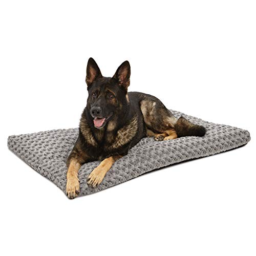 MidWest Homes for Pets Modelo 40648-SGB Cama de pelúcia para animais de estimação, cor cinzenta degradada com espirais, comprimento 121,92 cm, cama para cães de raças toy e gatos