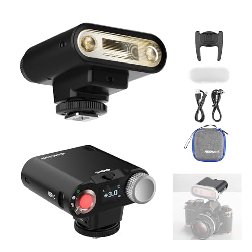 NEEWER Z160 Flash câmera, 22Ws GN14 6000±200K CCT Speedlite, modo A/M 1/1-1/128 potência, 7,2 V/110 mAh bateria, 650 luz potência completa, 1,5s reciclagem , compatível Com Canon Nikon Sony Fuji