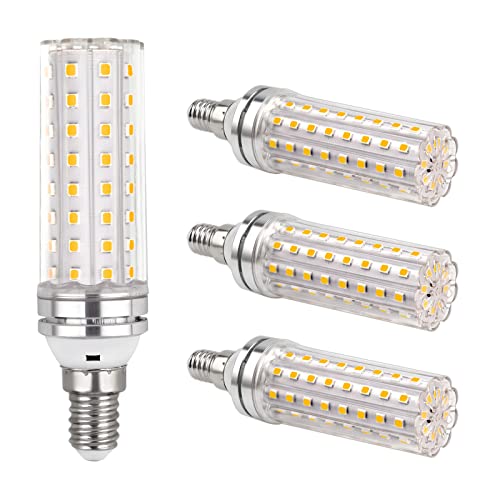 Lâmpada LED Maiz E14 12 W, 220-240 V, não regulável, 1200 LM branco quente 3000 K, lâmpada incandescente equivalente 100 W, E14 LED lâmpada para lustre/candeeiro de mesa/candeeiro de parede, embalagem