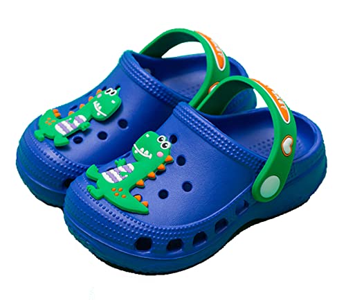 SMajong Tamancos Mules menino menina verão sandálias de praia e piscina respirável sapatos de jardim antiderrapantes, sapatilhas 21-29 UE
