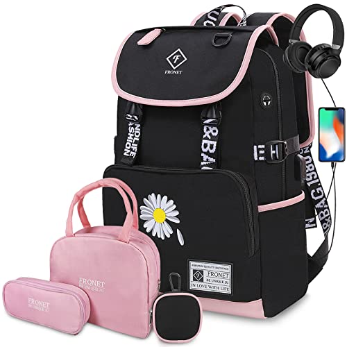 Mochila escolar adolescente, mochilas escolares menina para jovens primária secundária crianças aluna estudante, malas escolares Kawaii casual 8 9 10 11 13 14 15 16 17 18 anos grandes colégio io,