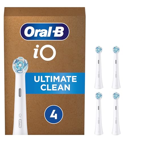 Oral B iO Ultimate Clean cabeças de substituição, tamanho da caixa de correio, pack de 4