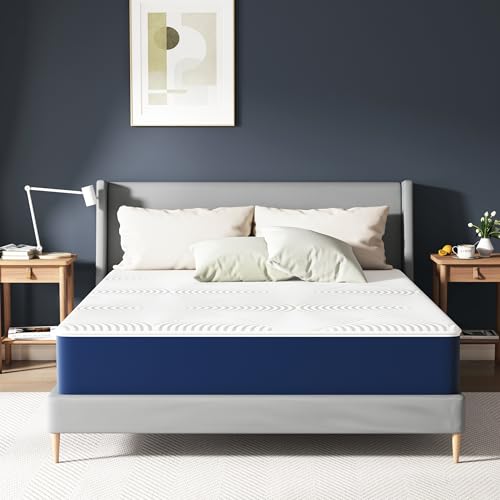 Matoresu Colchão de 140 x 200 cm de dureza H3, colchão ergonómico de espuma fria de 7 zonas, altura de 20 cm, certificado Öko-Tex, colchão que alivia as costas, com capa de tecido removível