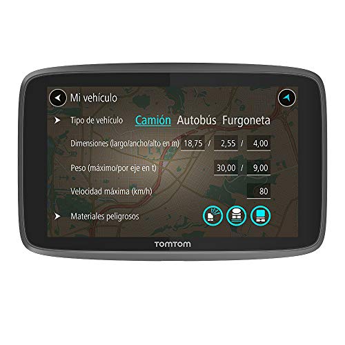 TomTom GO Professional 520, navegação profissional para veículos grandes, Tomtom Traffic via smartphone, 5 polegadas, preto/cinzento