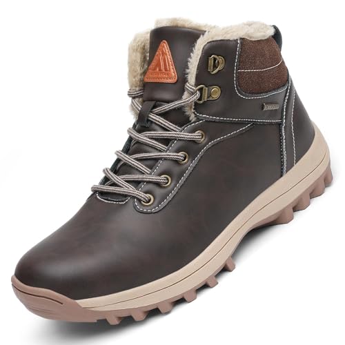 Mishansha Botas homem mulher inverno impermeáveis antiderrapantes forrada botins de neve Gr.36-48