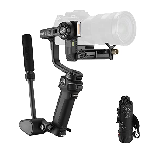Zhiyun Weebill 3S Combo [Official] Estabilizador de câmera DSLR sem espelho, estabilizador de 3 eixos com tripé/pega / apoio para pulsos / luz/bolsa, para Nikon, Canon, Sony, etc