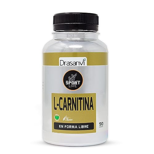 SPORT LIVE L-CARNITINA by DRASANVI - Ajuda na produção de energia - sem glúten - VEGANO - 90 cápsulas