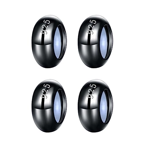 GW 2 Pcs Espaçadores contas 925 de prata de lei de borracha de Charm Stopper para pulseiras