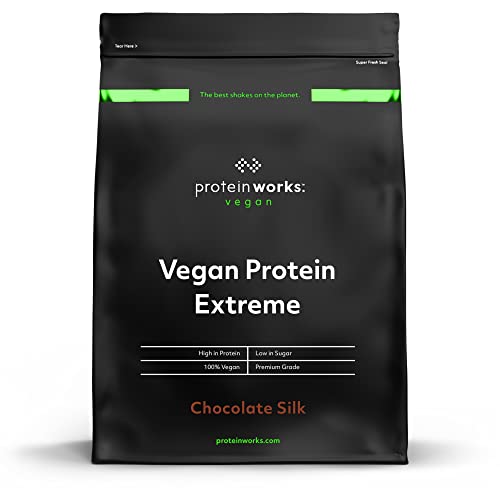 The Protein Works Proteína vegana extrema, chocolate macio - 1 kg