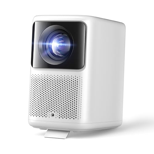 Projetor Dangbei N2, licença oficial da Netflix, nativo 1080p, 400 lúmenes ISO, projetor inteligente mini com Wi-Fi e Bluetooth, altifalantes 2 x 6 W, áudio Dolby, Netflix/Youtube/Prime vídeo