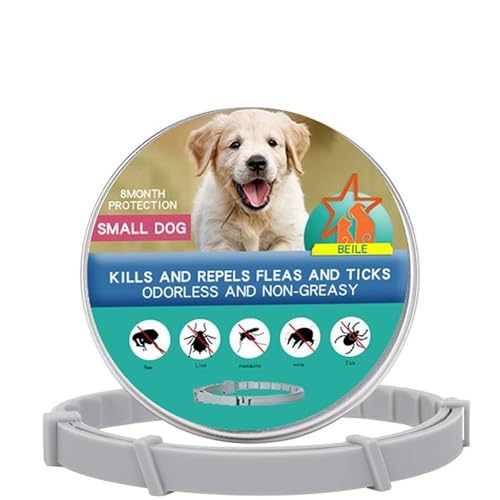 Tempotech ® Colar anti-parasitário Colar Leishmaniose, cães e gatos, 8 meses de proteção, contra pulgas carraças mosquitos ácaros e piolhos, tamanhos pequenos (38 cm 1 unidade)
