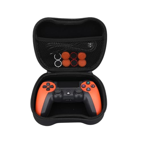Pack comando NK para PS4 / PS3 / PC/telemóvel sem fios - Wireless Controller, 2-Shock, 6 eixos, painel de toque, entrada auriculares, cabo de carregamento, 8 x Joystick Grips, capa de comando
