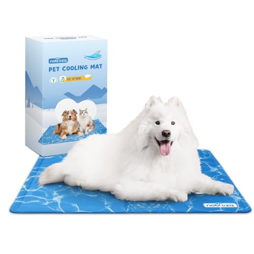 Nobleza Tapete refrescante para animais de estimação grandes, auto refrigerante não tóxico, ideal para cães e gatos no verão