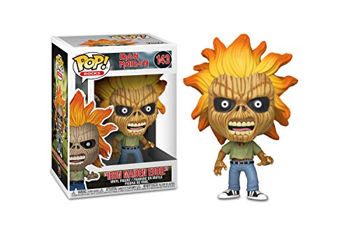 Funko Pop! Rocks Iron Maiden - (Skeleton Eddie) - Figura de vinil colecionável - ideia para presente- Mercadoria oficial - Brinquedos para crianças e adultos - Fãs musicais - boneco para