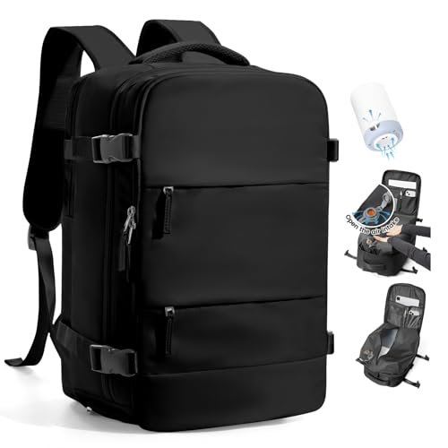 SZLX Mochila a vácuo com bomba mochila viagem cabine avião 40 x 30 x 20 Ryanair Vueling Wizzair bagagem de mão 40 x 30 x 20 mochila viagem 40 x 20 malas cabine 45 x 36 x 20 Easyjet para portátil