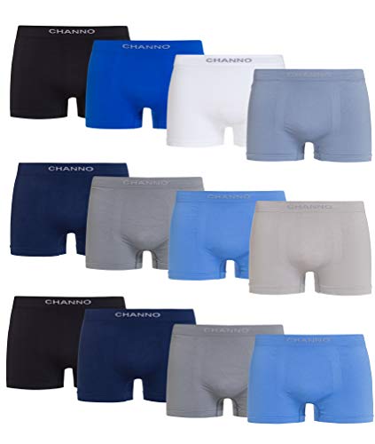 Channo Cuecas Boxers de lycra para homem, sem costuras, macias e confortáveis. Desenhos originais