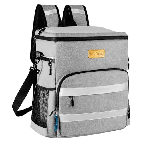 Geladeira mochila térmica portátil 30 l - frigorífico de praia, isoladora portátil bolsa com isolamento hermético para praia/camping/trabalho/homem/adulto/churrasco/caminhada/exterior/viagem -