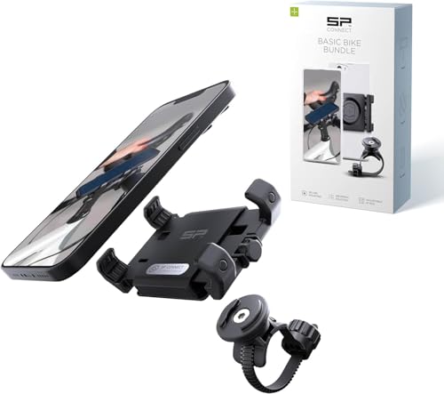 SP CONNECT Suporte universal para telemóveis apra bicicleta - suporte para smartphone para bicicletas de montanha e de estrada - bloqueio rotativo - para dispositivos de 58 - 85 mm de largura