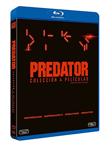 Predator Colección 4 Peliculas (Blu-ray): Depredador 1, Depredador 2, Predators, Predator