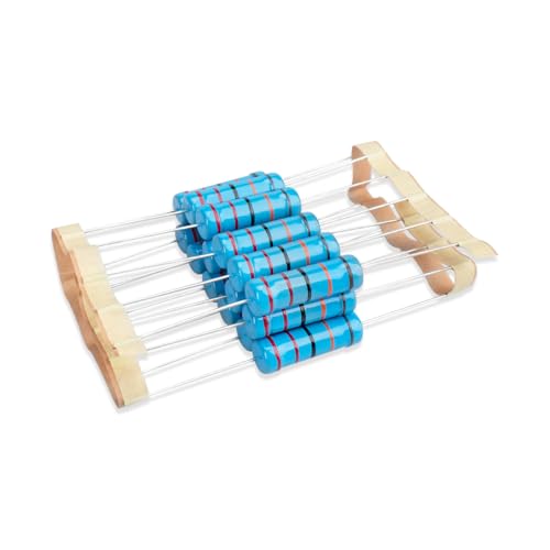 Innfeeltech 15 peças 5 W 1% tolerância 68 K ohm resistência de película metálica para projeto de bricolage e experiências