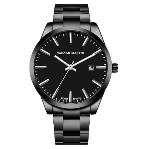 OFFCUP Reloj para Hombre, Relojes de Pulsera para Hombres, Reloj Analógico de Cuarzo con Correa en Acero Inoxidable et Fecha Automática, Negocios Casual Relojes de Pulsera para Hombres