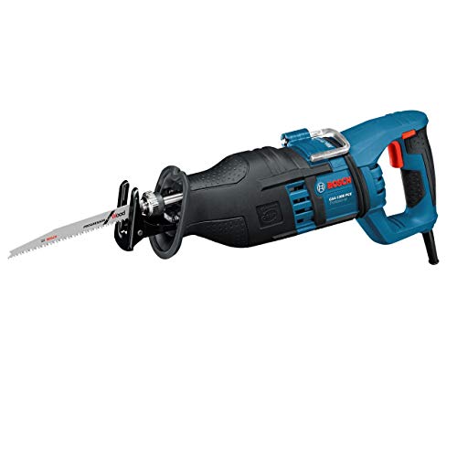 Bosch Professional GSA 1300 PCE Serra sabre (1300 W, 0 a 2,900 cpm, profundidade de corte 230 mm, em pasta)