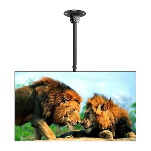 Suptek Suporte TV teto de 37 a 75 polegadas, compatível com VESA 600 x 400, suporta até 132 lbs, altura ajustável - MC5602