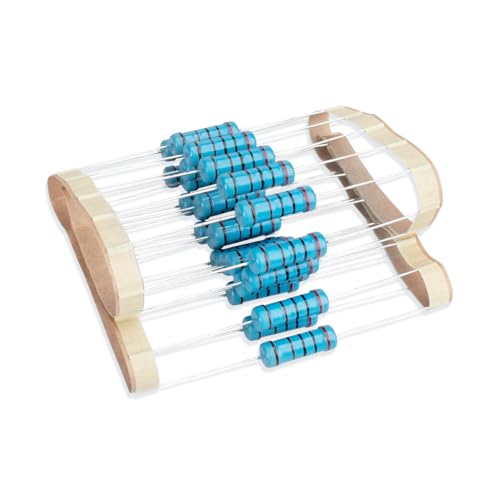 Innfeeltech 25 peças 3 W 1% tolerância 2 K Ohm resistência de película metálica para projeto de bricolage e experiências