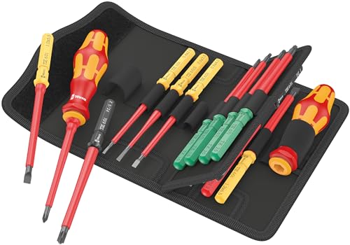 Wera 05006611001 Kraftform Kompakt VDE 17 universal 1 ferramenta Finder, 17 peças