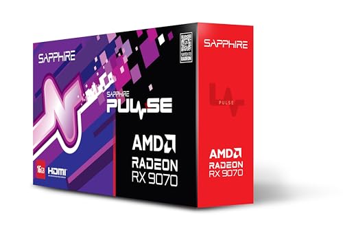Sapphire Pulse AMD Radeon™ RX 9070 Gaming 16 GB Dual HDMI/DP