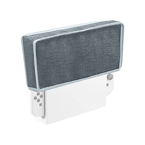 Mcbazel Capa protetora anti-riscos/resistente à água capa protetora para NS Switch/Switch OLED, cinzento, não compatível Switch 2