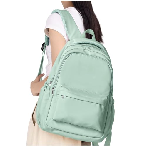 HYC00 Mochilas escolares adolescente mochila para escola menina, leve pack casual malas mochila colégio universidade mochila mulher impermeável mochila portátil 14 polegadas Daypack