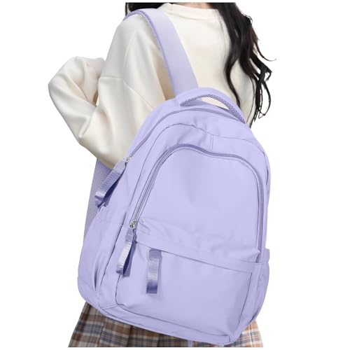 HYC00 Mochilas portátil mulher, 14 polegadas mochila escolar adolescente mochilas instituto menina mochilas escola mochila universitária mochila mulher trabalho impermeável tipo casual pack