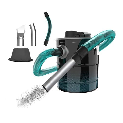 Cecotec Aspirador de cinzas de 20 l Conga Ash 4000 Home. 1200 W de potência, potência de sucção 18 kPa, tubo com revestimento metálico, filtro com malha metálica, de 38 mm