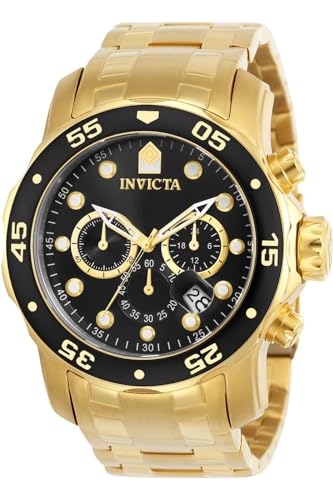 Invicta Pro Diver Relógio quartzo para homem em aço inoxidável - 48 mm