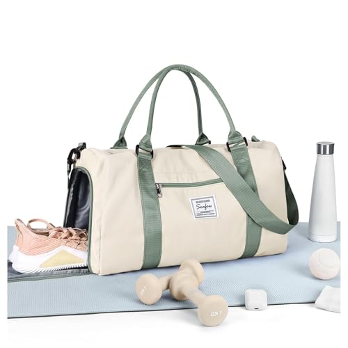 HYC00 Saco de ginásio desportivo mulher homem bolsa de desporto grande bolsa de ginásio com compartimento sapatos e bolso Wet bolsa de fitness bolsas de desporto de mulher Sports Gym Bag Hospital